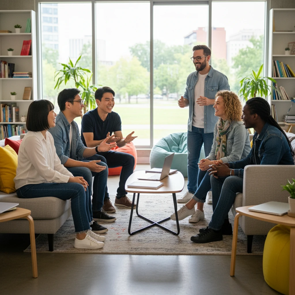 Student Dormitory Common Room